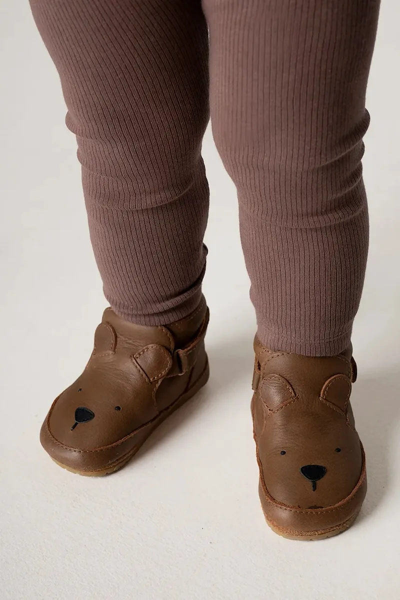 Δερμάτινα βρεφικά παπούτσια Donsje Morris Sneakers Bear