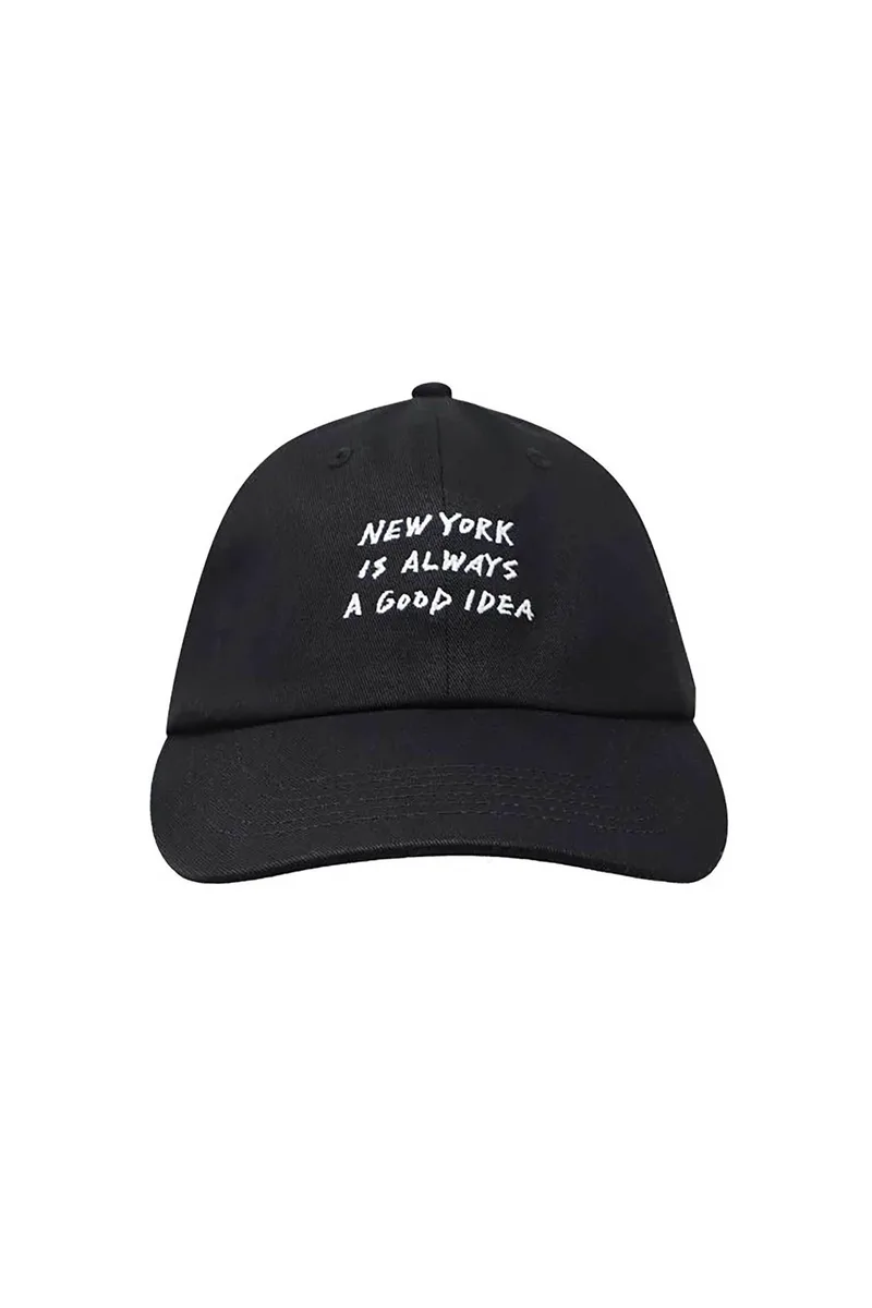 DKNY γυναικείο καπέλο jockey με lettering - D5WH1609 Μαύρο