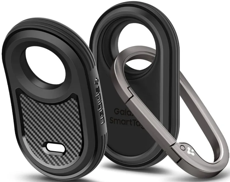 Spigen Rugged Armor - Θήκη / Μπρελόκ Samsung Galaxy SmartTag2 - Matte Black (ACS06271)