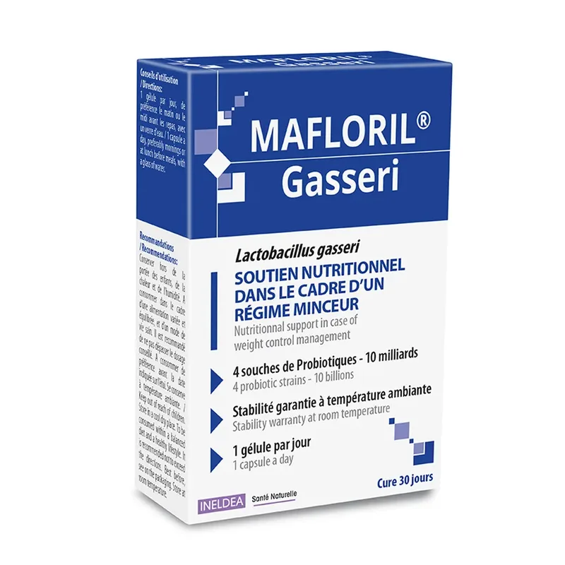 Ineldea Santé Naturelle Mafloril Gasseri 30 Capsules