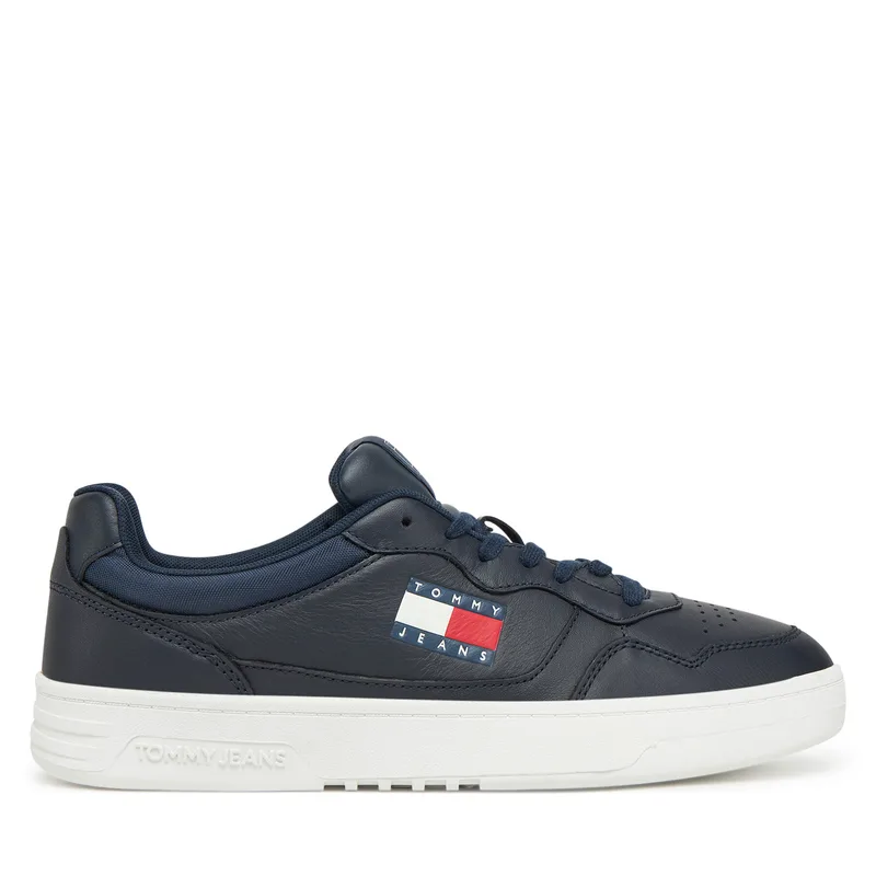 Αθλητικά Tommy Jeans (New) Tjm Cupsole Leather Ess EM0EM01443 Σκούρο μπλε