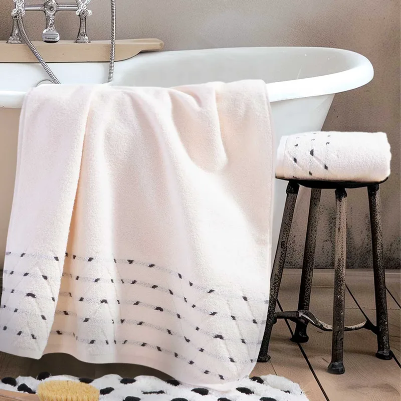 Πετσέτα Προσώπου (50x90) Nef-Nef Homeware Cheville Ecru 500gsm