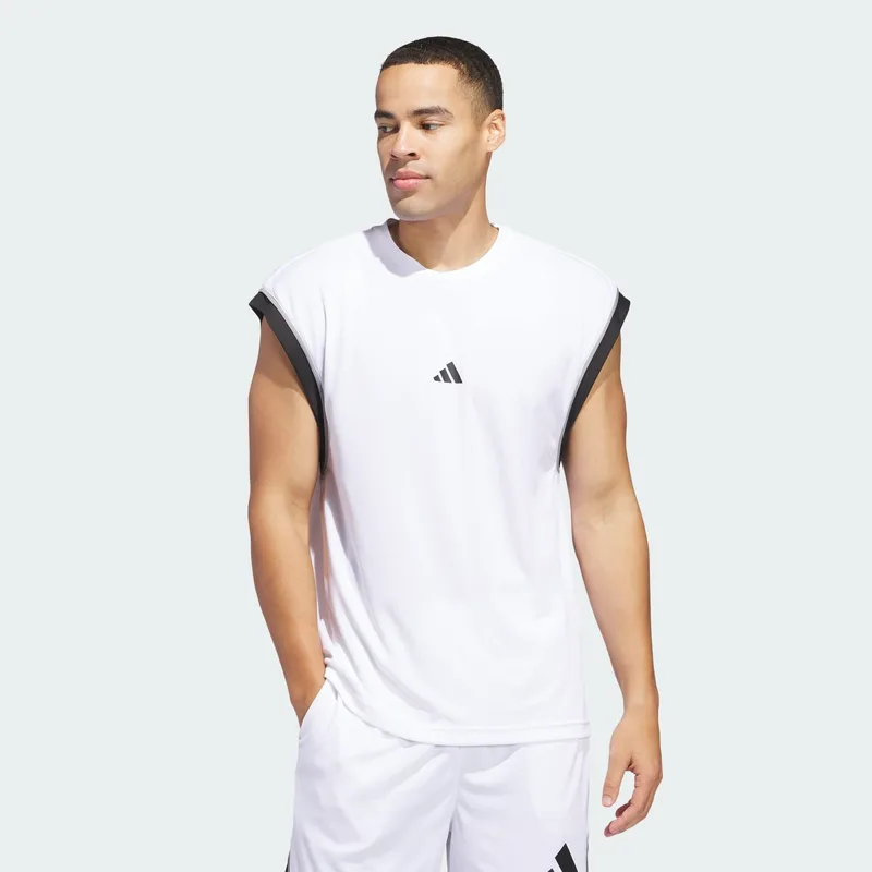 adidas Basketball All-World Ανδρικό Αμάνικο T-Shirt (9000217073_41996)
