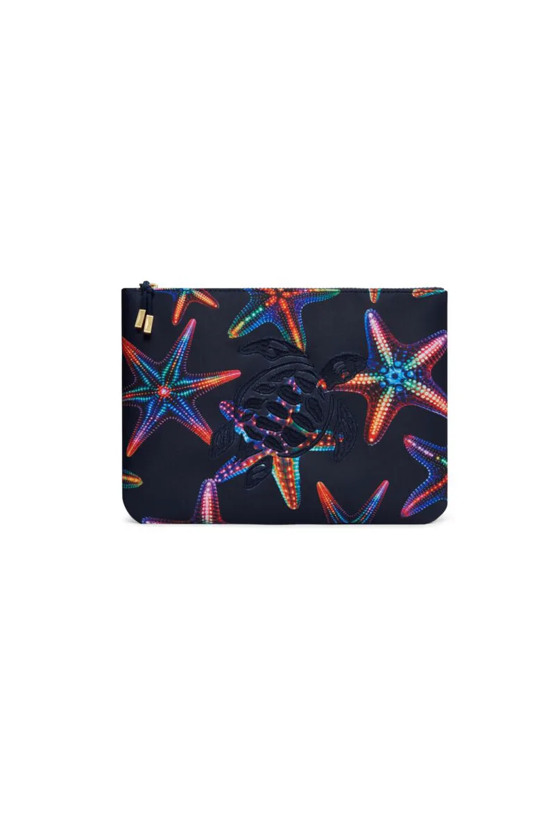 UNISEX ΤΣΑΝΤΑKI ΠΑΡΑΛΙΑΣ VILEREQUIN POUCH DISCO STARS 23x16 cm ΣΚΟΥΡΟ ΜΠΛΕ