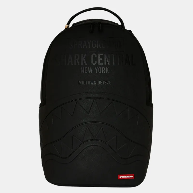 Sprayground Shark Central Embossed Black Dlxsv Σακίδιο Πλάτης 20L (9000286878_1469)