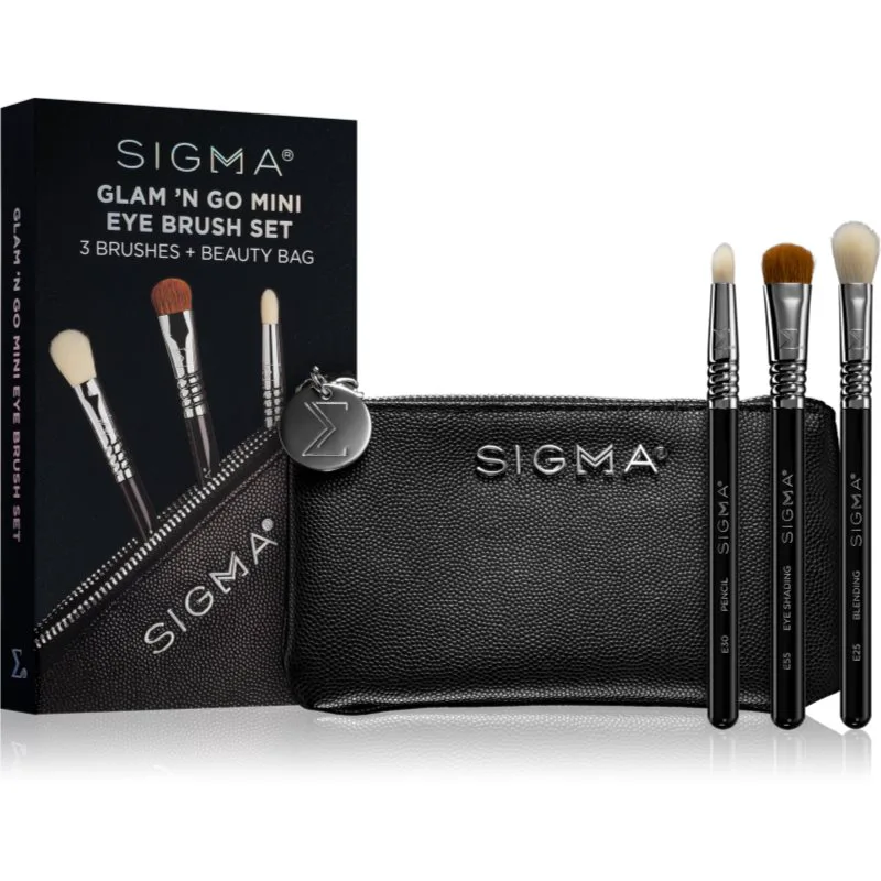 Sigma Beauty Brush Set Glam N Go Σετ βουρτσών με τσαντάκι