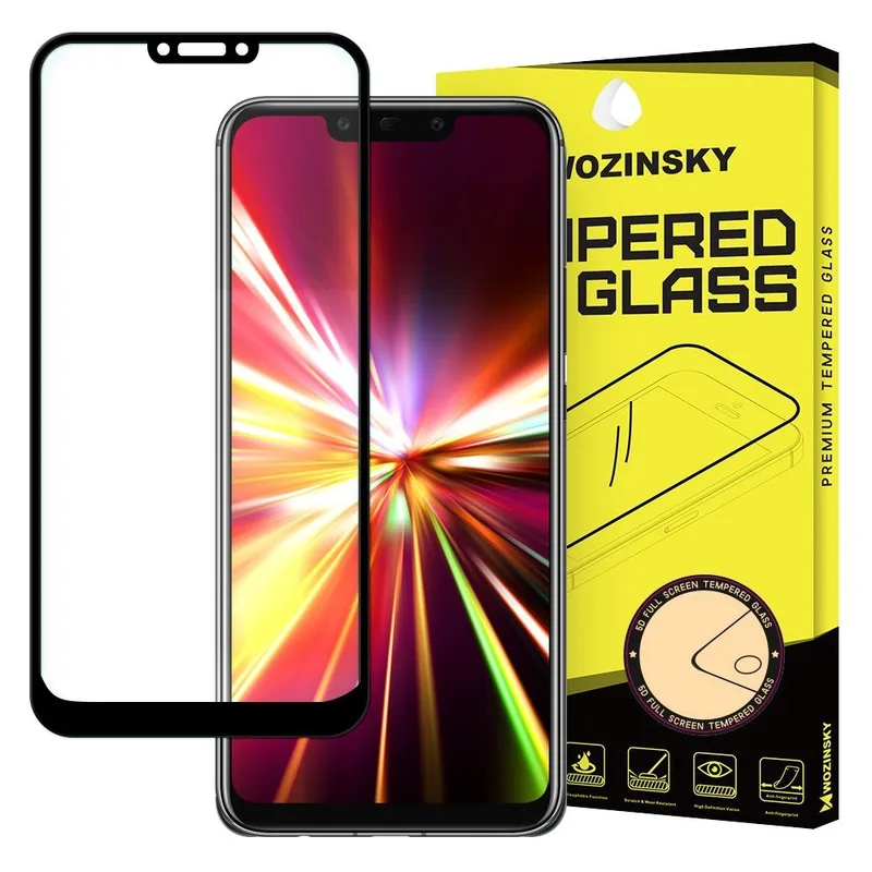 Wozinsky Tempered Glass - Fullface Αντιχαρακτικό Γυαλί Οθόνης Huawei Mate 30 Lite - Black (7426825374653)