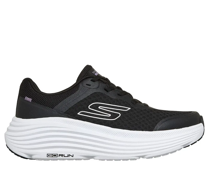 SKECHERS ΓΥΝΑΙΚΕΙΟ SNEAKER Engineered Mesh Lace Up 129470_BKW ΜΑΥΡΟ-ΛΕΥΚΟ