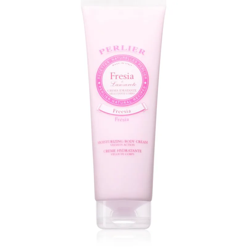 Perlier Freesia ενυδατική κρέμα σώματος 250 ml