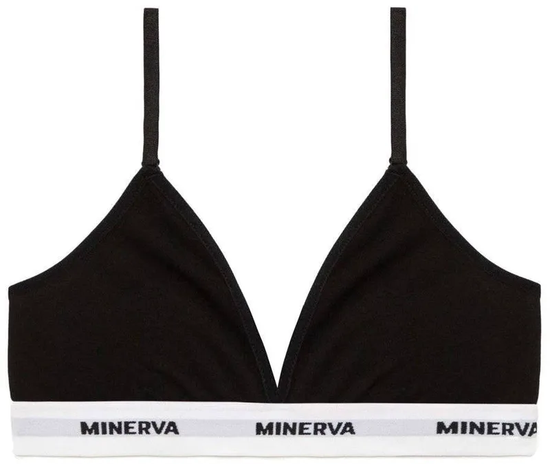ΜΠΟΥΣΤΑΚΙ MINERVA TRIANGLE TEEN'S BUSTIER ΜΑΥΡΟ (16 ΕΤΩΝ/M)