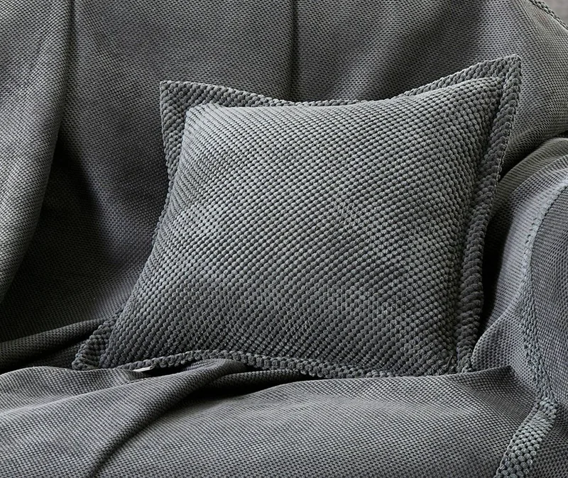 Διακοσμητική μαξιλαροθήκη Rubicon Anthracite 45x45