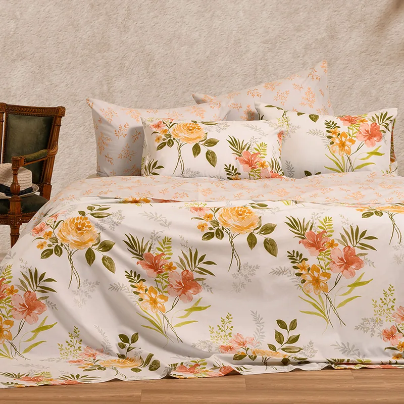 Παπλωματοθήκη Υπέρδιπλη (225x245) Melinen Casual Line Sylvie Peach