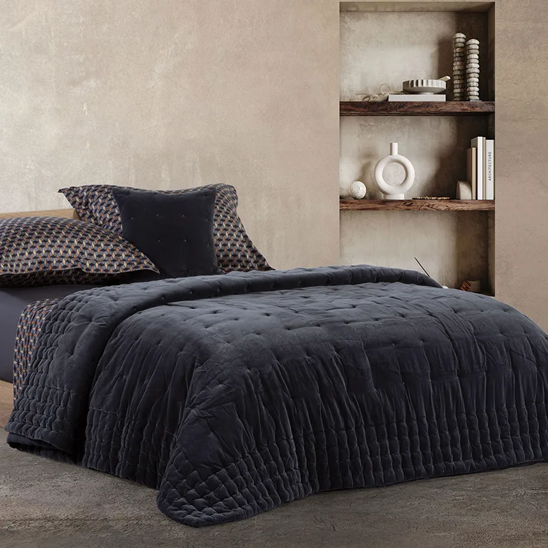 Κουβερλί Υπέρδιπλο 230X240 Nef Nef Elements Fluence Anthracite (230x240)