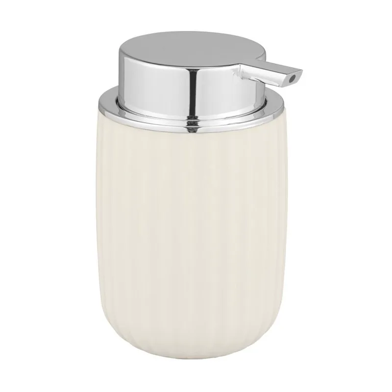 Dispenser Μπάνιου 250ml (Φ7.5x12.5) Wenko Agropoli Cream White 25189100