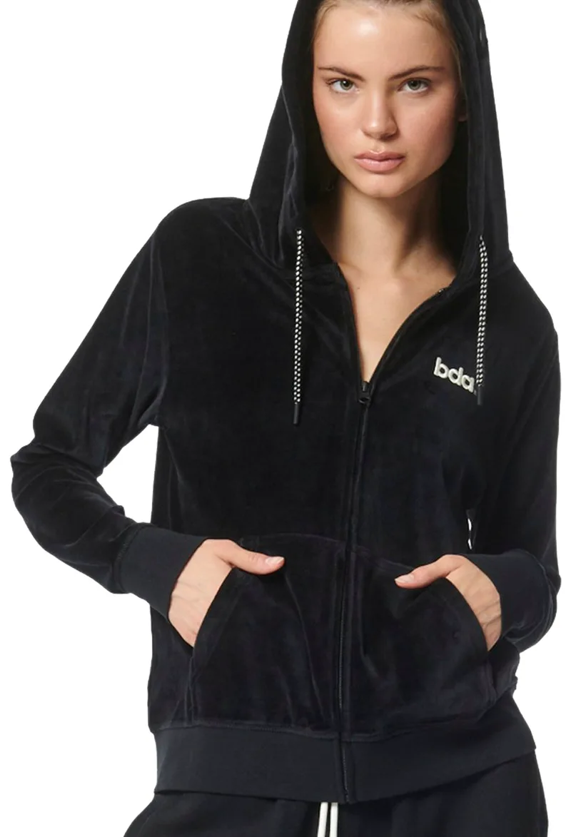 Ζακέτα Body Action Velour Hoodie 071319-01 Γυναικείο