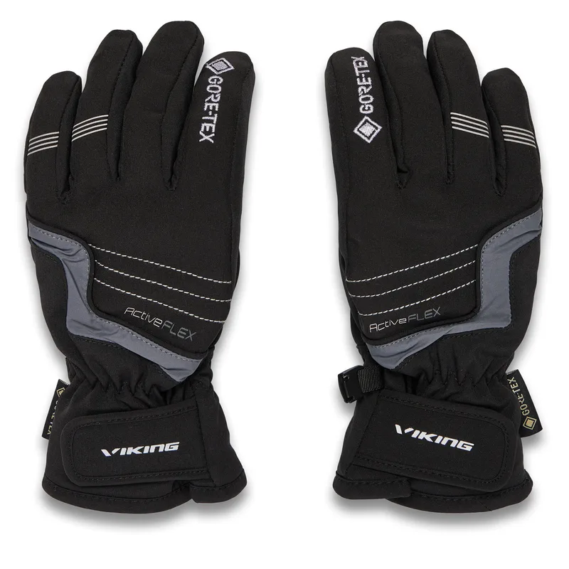 Γάντια για σκι Viking Helix GTX Ski 165/22/2252/08 Μαύρο