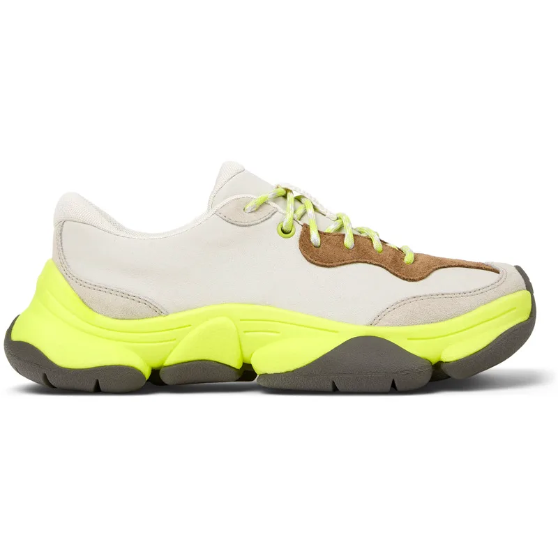 CAMPER Twins - Casual παπούτσια Για Γυναικεία - Λευκό,Μπεζ,Καφέ, Μέγεθος 36, Smooth leather
