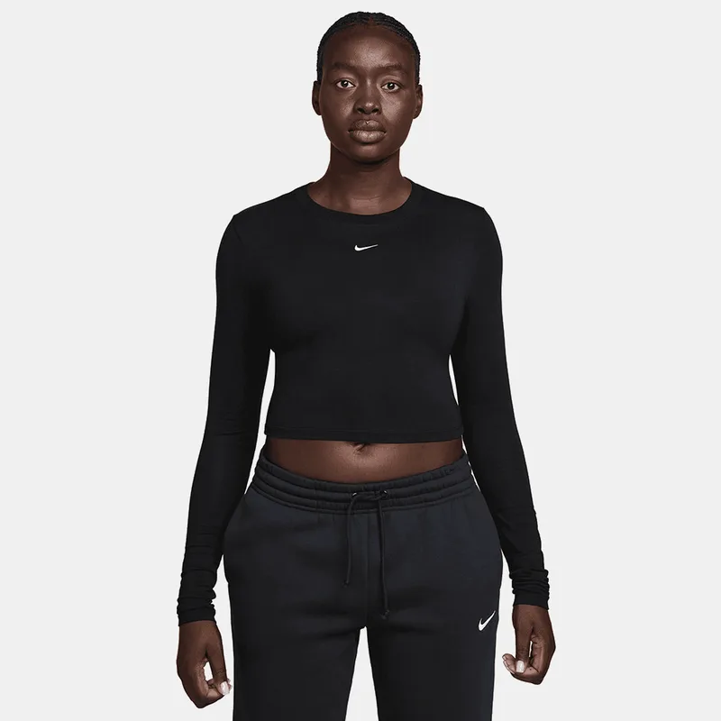Nike Streetwear Γυναικεία Cropped Μπλούζα με Μακρύ Μανίκι (9000234008_4376)