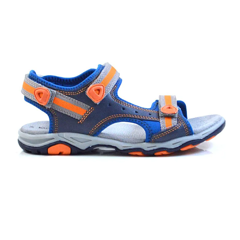 Παιδικό Πέδιλο για Αγόρι Ανατομικό Kickers Kiwi Δερμάτινο Χρώματος Μπλε 558522-30 53