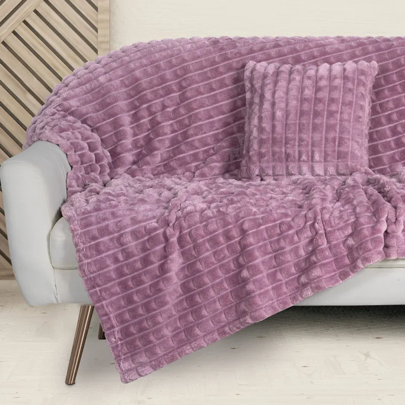 Κουβέρτα Καναπέ-Ριχτάρι 130x170 Das Home 1358 Dusty Purple 130x170
