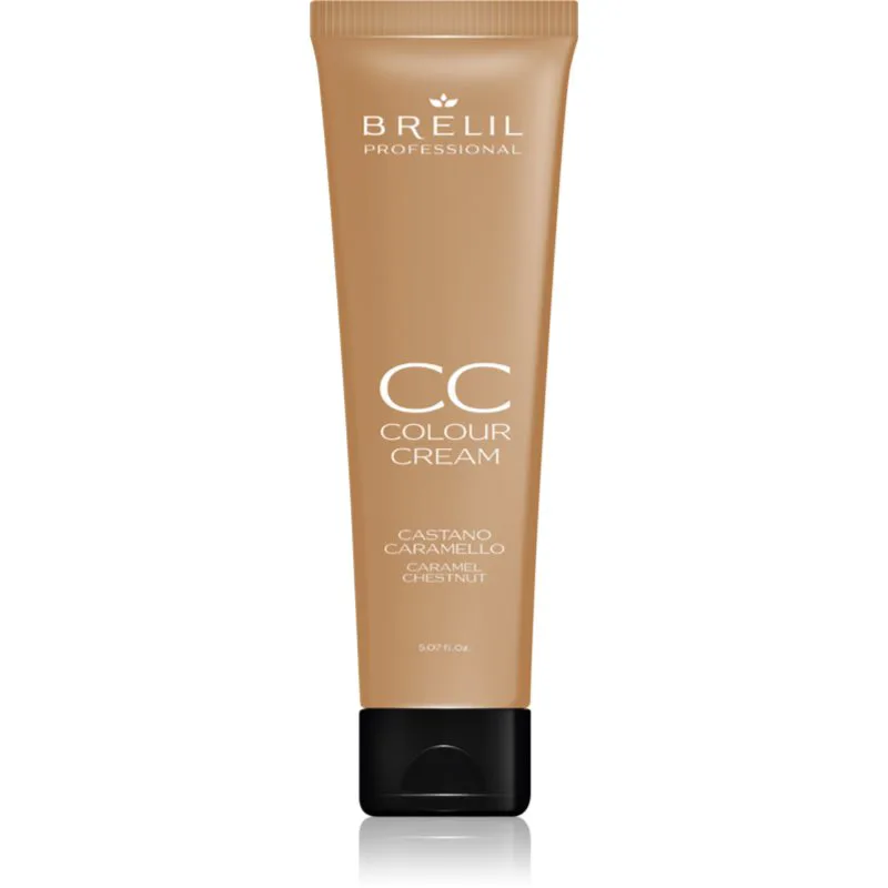 Brelil Professional CC Colour Cream κρέμα βαφής για όλους τους τύπους μαλλιών απόχρωση Caramel Chestnut 150 ml