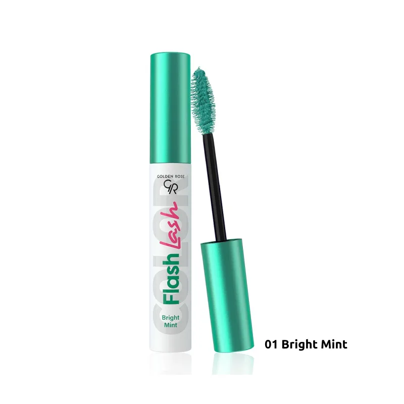 Golden Rose Flash Lash Colored Mascara 01 Bright Mint
