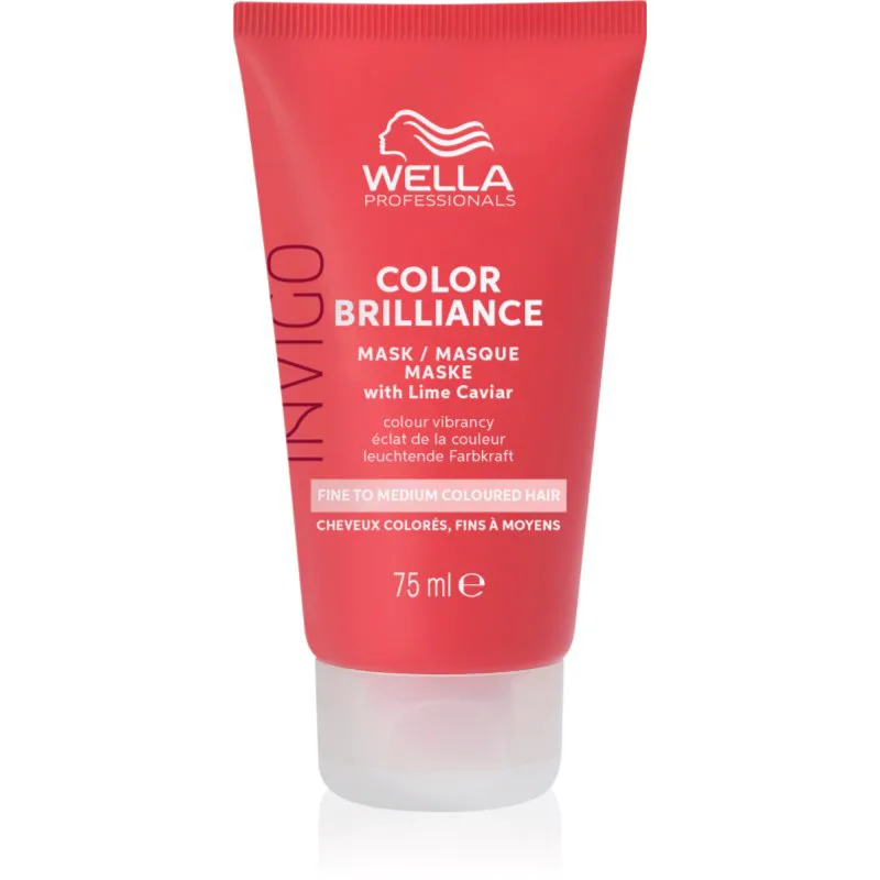 Wella Professionals Invigo Color Brilliance ενυδατική μάσκα για λεπτά μαλλιά 75 ml
