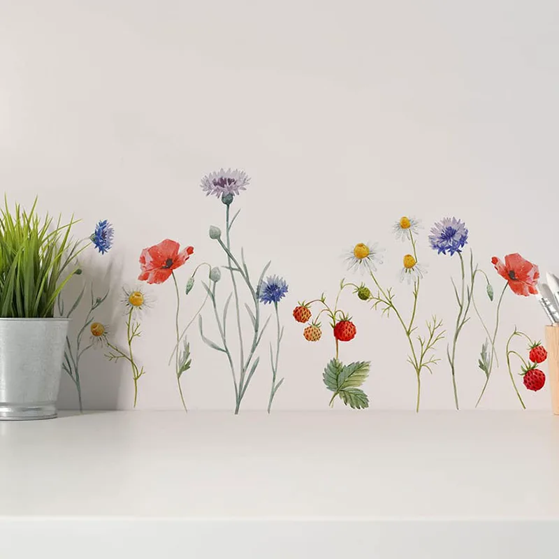 Αυτοκόλλητα Τοίχου Ango 59178 Field Flowers