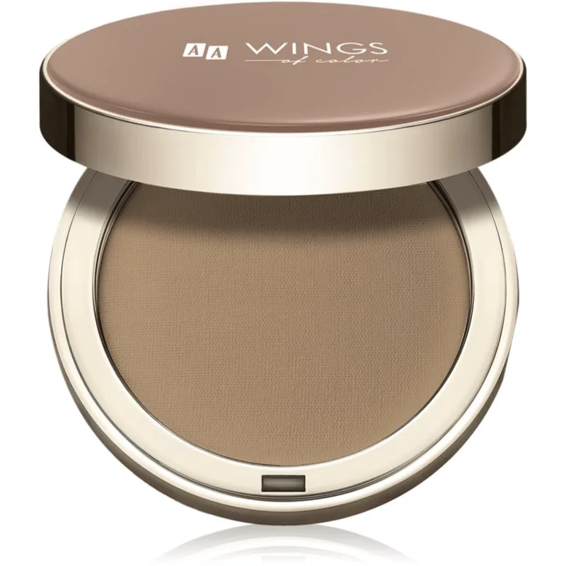 AA Wings of Color Satin Bronzer μπρόνζερ με ματ αποτελέσματα απόχρωση 02 Natural Bronze 8 γρ