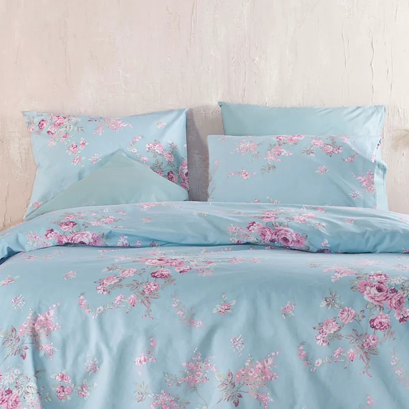 Ζεύγος Μαξιλαροθήκες (50x70) Rythmos Nova Springtime Blue