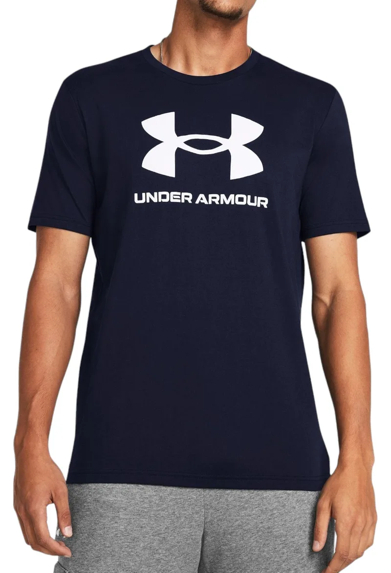 Μπλούζα Κοντομάνικη Under Armour Sportstyle Logo Update 1382911-408 Ανδρικό