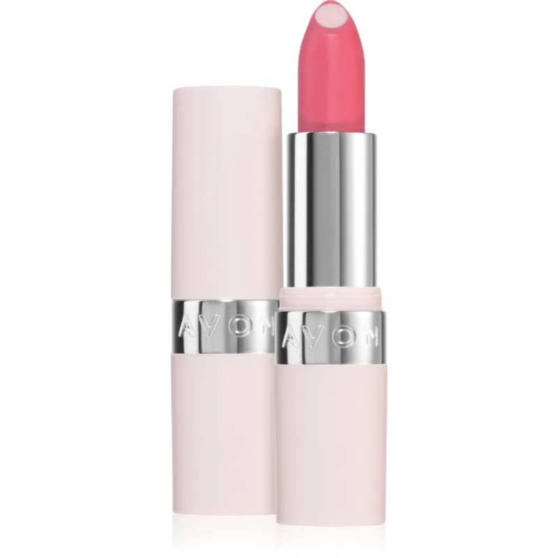 Avon Hydramatic ενυδατικό στιλπνό κραγιόν με υαλουρονικό οξύ απόχρωση Bright Ροζ 3.6 γρ