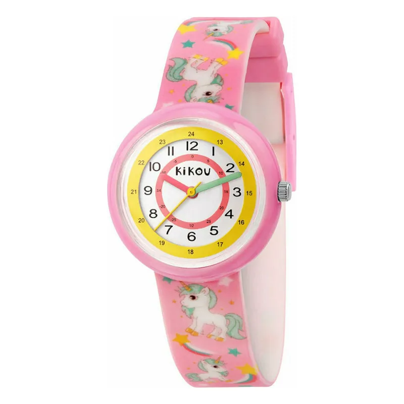 KIKOU Petits Explorateur Ροζ Rubber Strap R4551103501