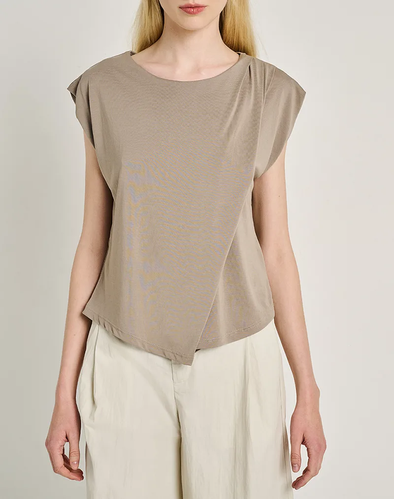 STAFF Destiny Sleeveless Top 63-404.055-Ν0076 SandyBrown