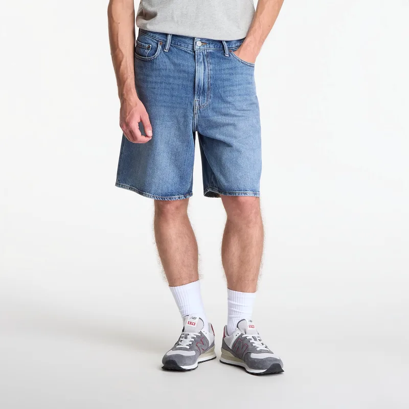 Σορτς GAP V-Supersoft Loose Denim Short Med Larch Blue W32