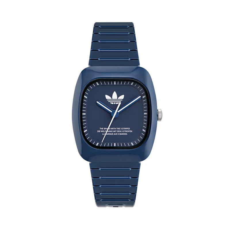 Ρολόι adidas Originals Retro Wave One AOSY24029 Μπλε