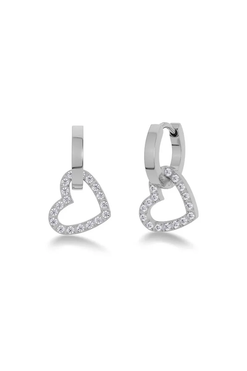EDBLAD γυναικεία σκουλαρίκια "Eternal Heart Steel" - 125908