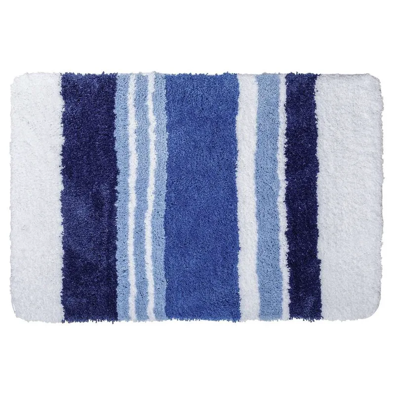 Ταπέτο Μπάνιου Polyester 60x90εκ. Soffice Blue Sealskin 294363624 (Ύφασμα: Polyester, Χρώμα: Λευκό) - sealskin - sl-294363624