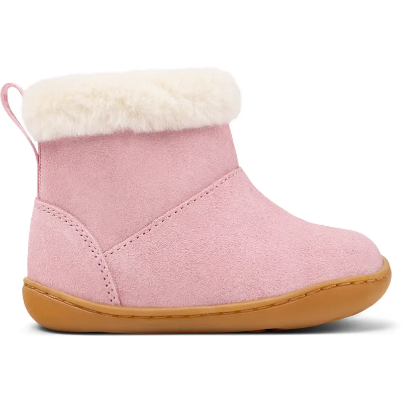 CAMPER Peu - Μπότες Για Firstwalkers - Ροζ, Μέγεθος 21, Suede