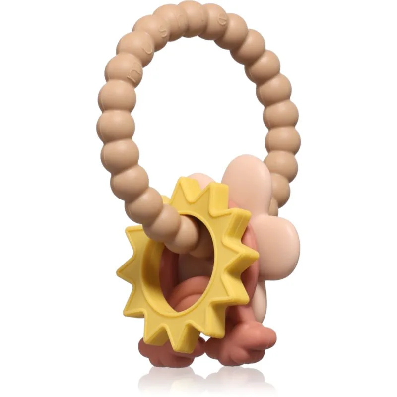 Mushie Teething Ring μασητικό Nature 1 τμχ
