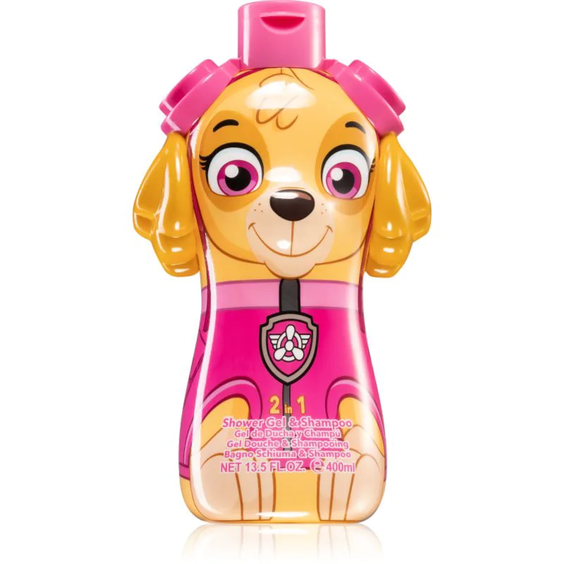 Nickelodeon Paw Patrol Sky τζελ για ντους και σαμπουάν 2 σε 1 για παιδιά 400 ml