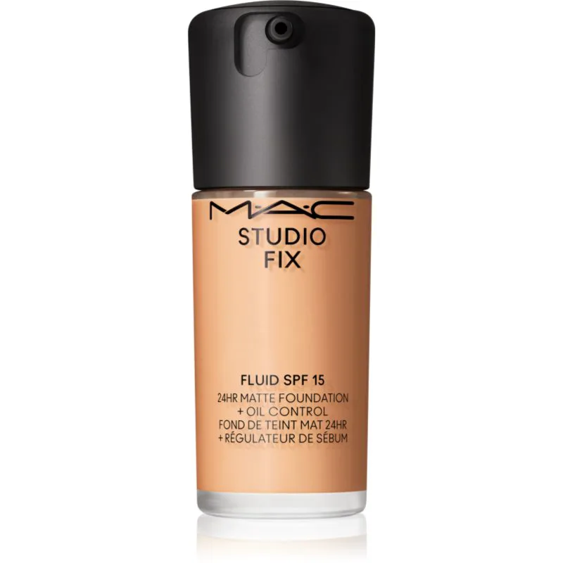 MAC Cosmetics Studio Fix Fluid SPF 15 24HR Matte Foundation + Oil Control ματ μεικ απ SPF 15 απόχρωση NC35 30 ml