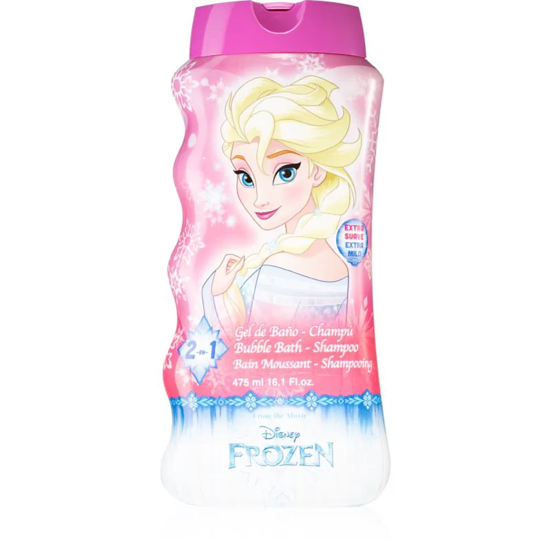 Disney Frozen 2 Bubble Bath & Shampoo τζελ για ντους και σαμπουάν 2 σε 1 για παιδιά 475 ml