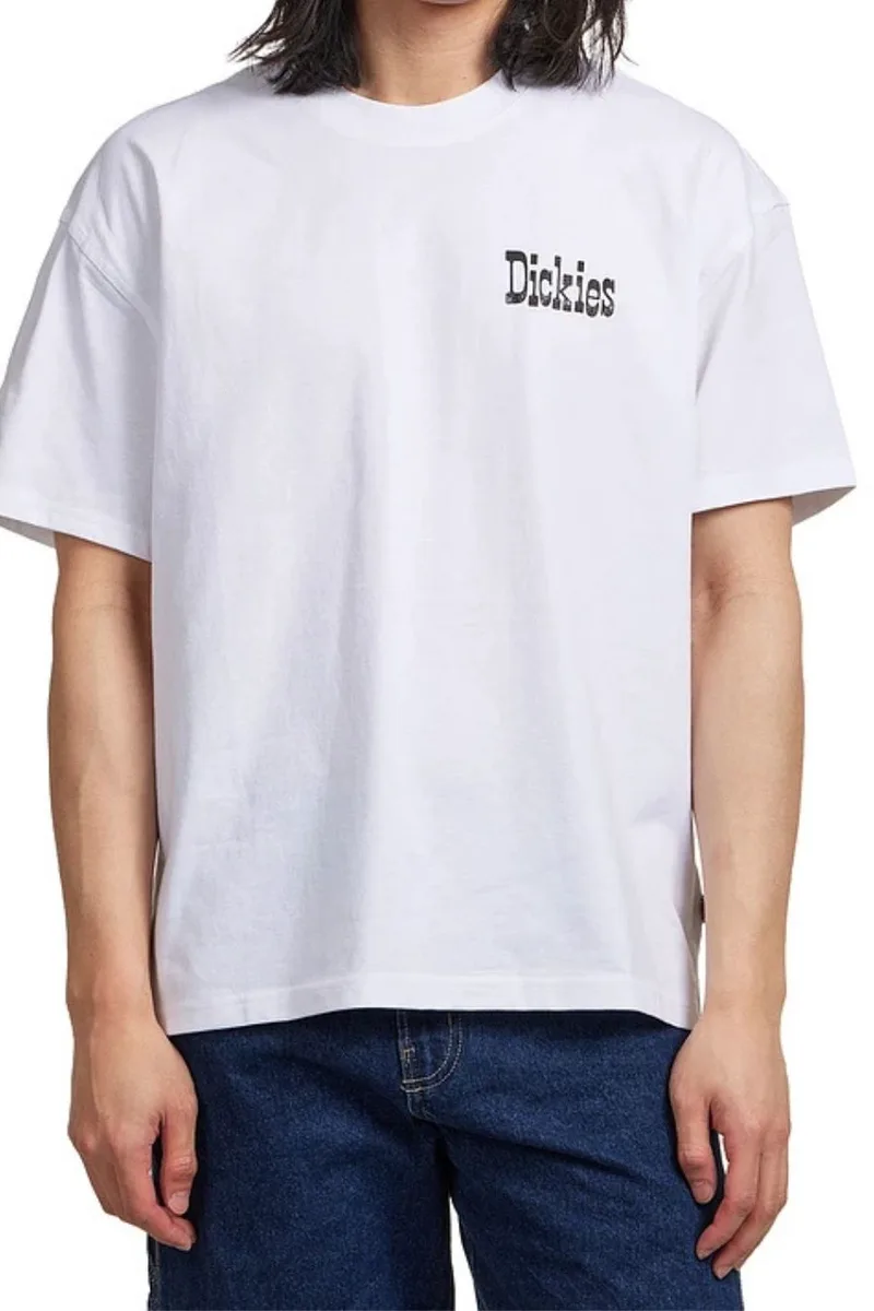Dickies Polk SS Tee Graphic T-Shirt - Λευκό-DK0A88GO0WH1-WHITE