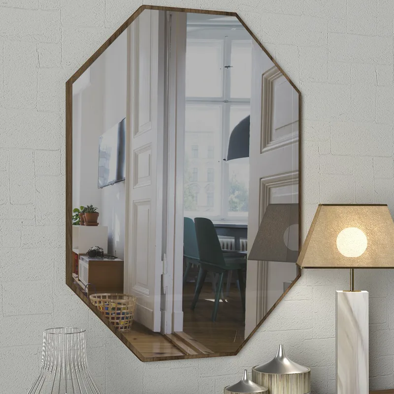 Διακοσμητικός Καθρέφτης Lost - Walnut 804Trh3306 (45x70x2)