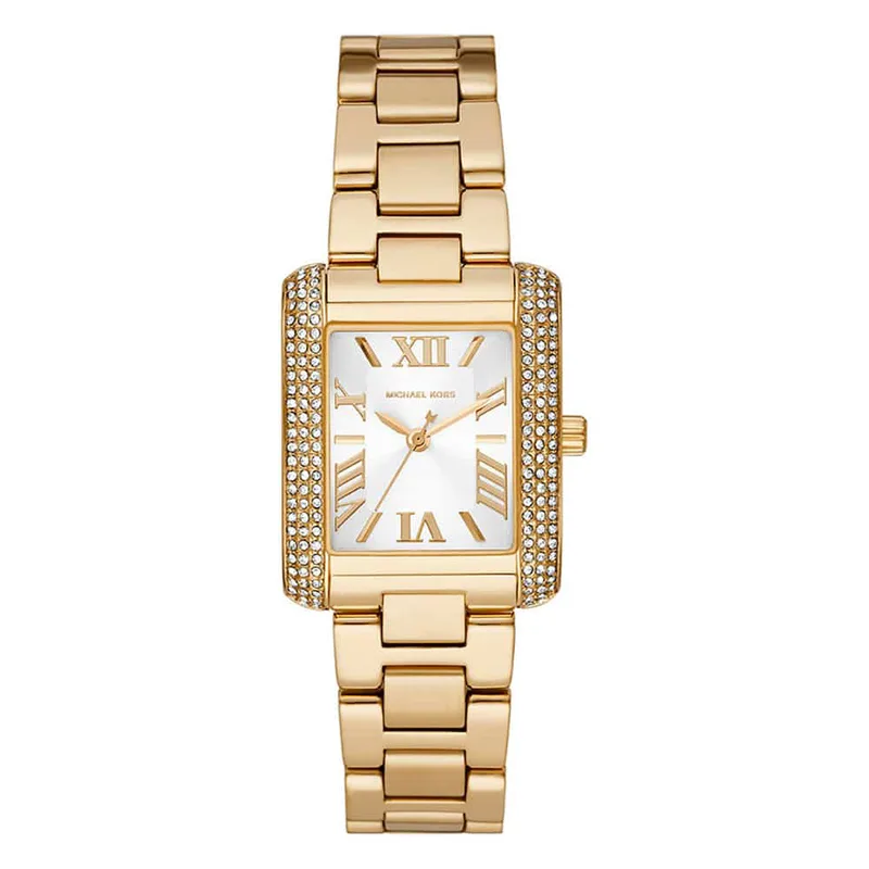 MICHAEL KORS Emery Crystals Χρυσό Stainless Steel Bracelet MK4640