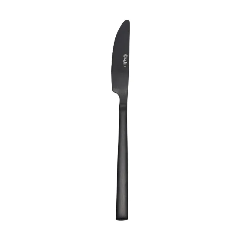 Estia Μαχαίρι Φαγητού Prestige Black Ανοξείδωτο Ατσάλι 18/0 Μαύρο Mat