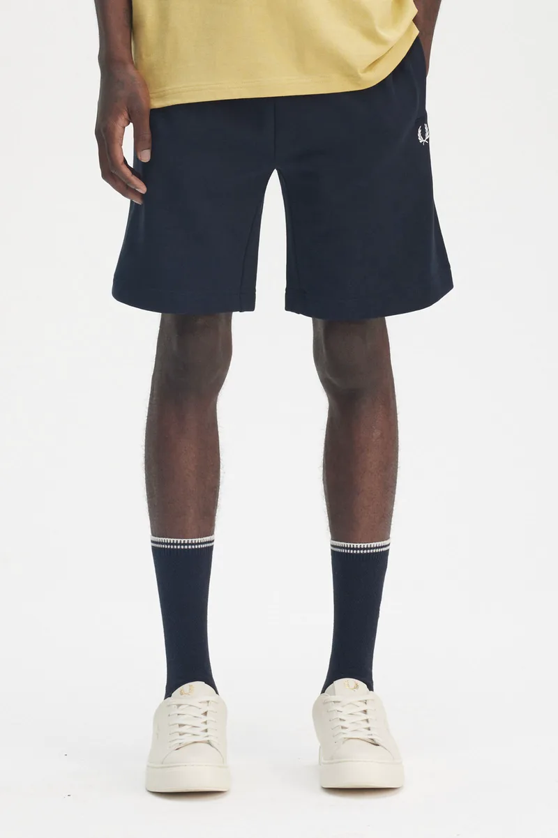 Fred Perry Ανδρική Βερμούδα Classic Sweat Short S8505-608 Μπλε