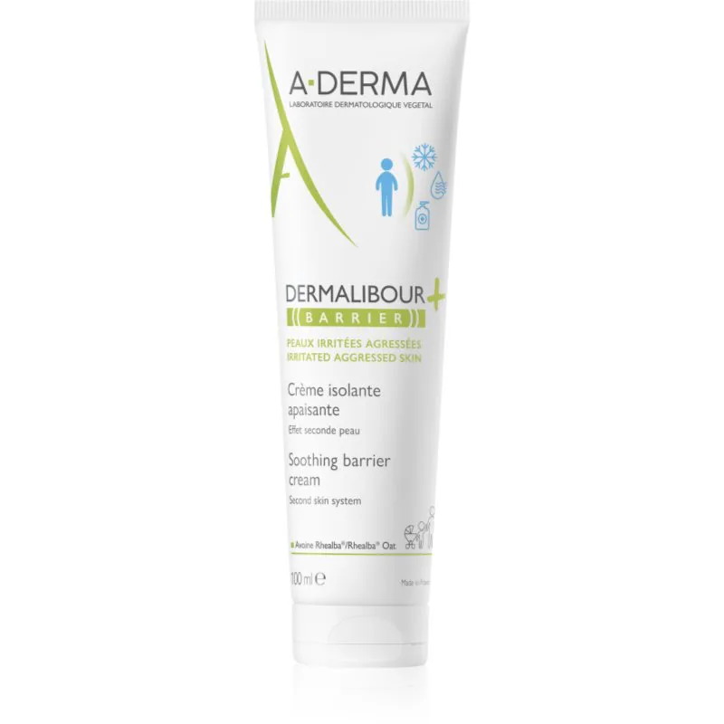 A-Derma Dermalibour+ Barrier καταπραϋντική κρέμα για την προστασία του δέρματος 100 ml