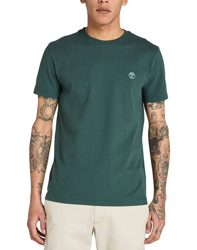 TIMBERLAND SUN RIVER CREW T SHIRT TB0A2BPR-317 DarkGreen